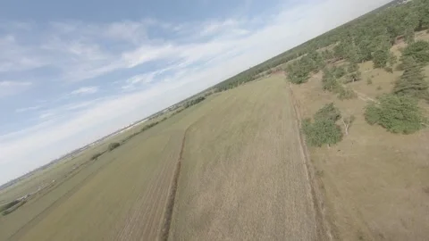 Fpv drone flight in oak grove Stock Footage 206353515