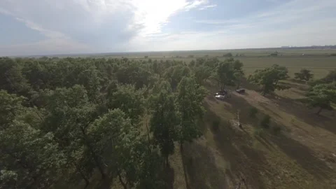Fpv drone flight in oak grove Stock Footage 206356610