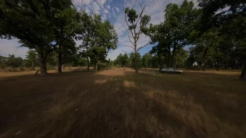 Fpv drone flight in oak grove Stock Footage 206717037