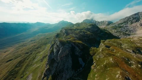 FPV Drone Flight Over Durmitor Mountains in Montenegro – Epic Aerial Landscape Video stock 305801197