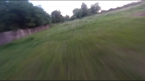 Fpv drone flight in village Stock Footage 208648611