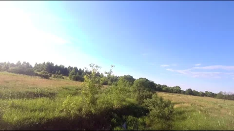 Fpv drone flight in village Stock Footage 208649108