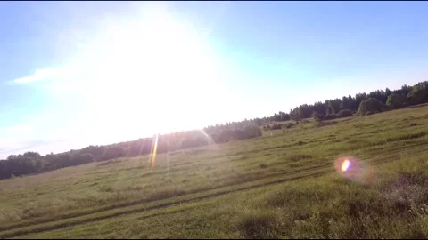 Fpv drone flight in village Stock Footage 208650463