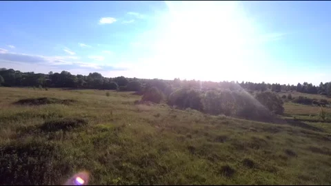 Fpv drone flight in village Stock Footage 208650499