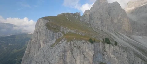 FPV Drone Mountain climb with epic grassy hillside finale  - flatColor 120FPS 7 Stock Footage 170270859