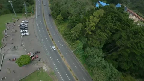 FPV DRONE ORBITS Video stock 233316586