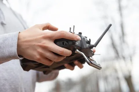 FPV drone pilot training and education Stock Photos