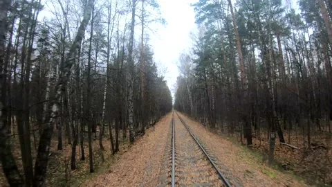 FPV drone by rail Stock Footage 164908460