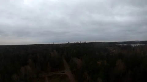 FPV drone by rail Stock Footage 164909319