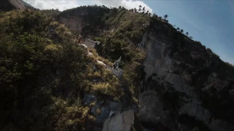FPV drone shot in bali 스톡 동영상 218094780
