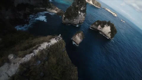 FPV drone shot in bali 스톡 동영상 218094892