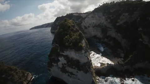 FPV drone shot in bali 스톡 동영상 218094948