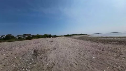 FPV Drone Showcase: Warwick, Rhode Island Coastal Marvels Video stock 243581078