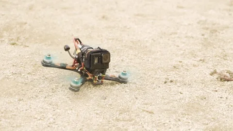 Fpv Drone Taking off in Slow motion 動画素材 118840311