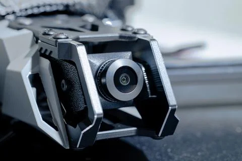 FPV drone technology flying object close up camera equipment workshop studio  Stock Photos