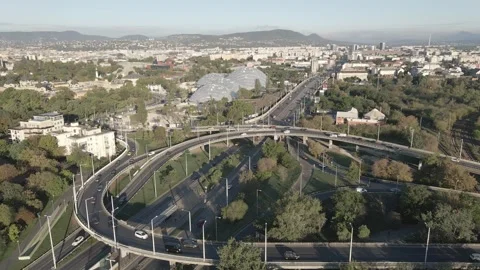 FPV drone video over the busy city Stock Footage 241038898