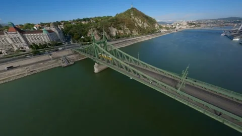 FPV drone video over the busy city Stock Footage 241041815