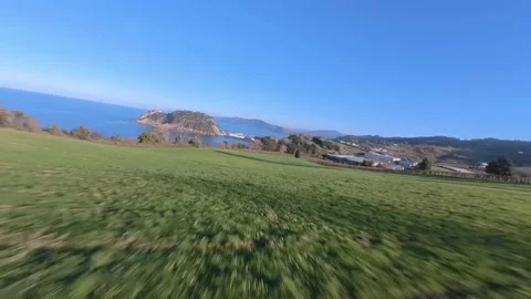 Fpv flight with drone in getaria Video stock 229458232