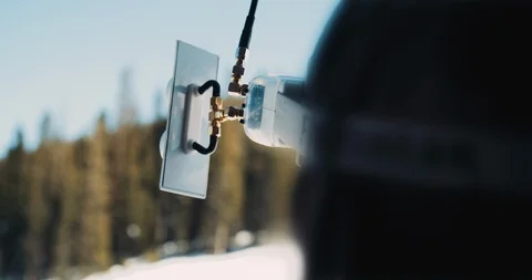 FPV goggle video system antenna hardware technology Stock Footage 121057725