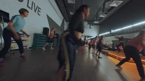 FPV group training shooting, zumba Stock Footage 337736042