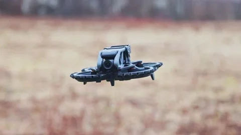 FPV quadcopter drone in the air Stock Footage 231261680