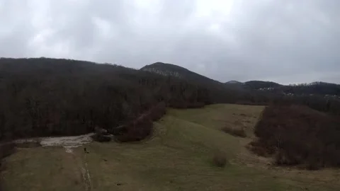 Fpv quadcopter flight in the mountains Stock Footage 170754890