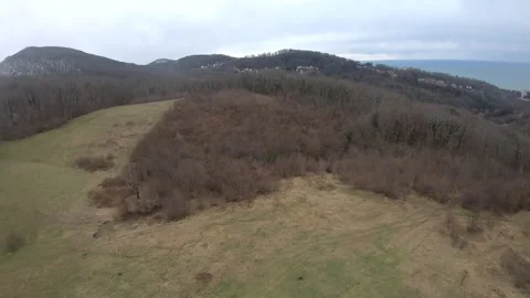 Fpv quadcopter flight in the mountains Stock Footage 170756058