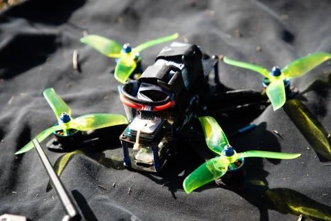 FPV racing drone Stock Photos