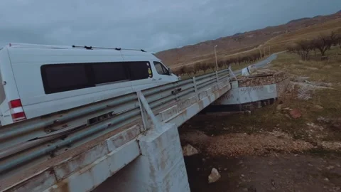 FPV shooting in the mountains of Dagestan Stock Footage 263147676