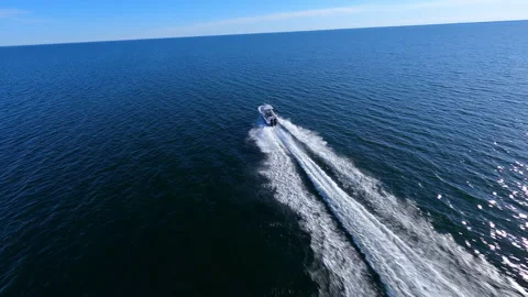 FPV Speed Boat Prores-2 Video stock 204885848