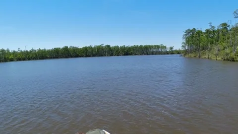 FPV view drive plate on personal water craft Stock Footage 155307613
