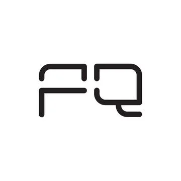 Fq initial letter vector logo icon Stock-Illustration