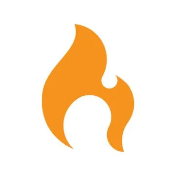 FR Logo, fire vector Stock Illustration