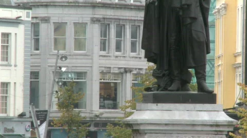 Fr Matthew Statue, Patrick Street, Cork Видео 372650