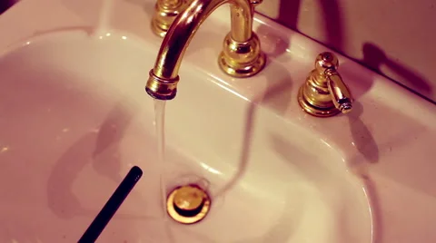 Fracking fire faucet burn burning Stock Footage 57652797