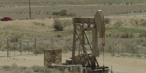 Fracking mid west Stock Footage 54980546