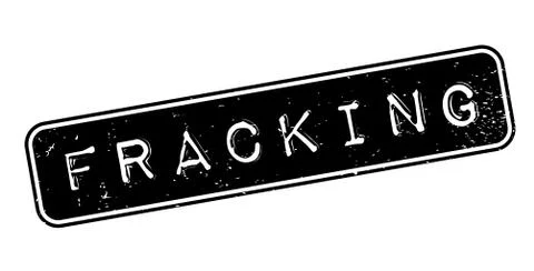 Fracking rubber stamp Stock Illustration