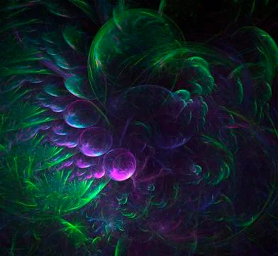 Fractal  3d design Stock Illustration