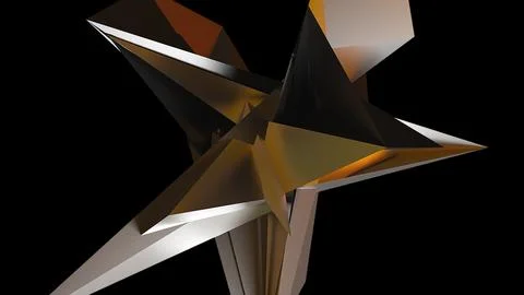 Fractal 3d element Stock Illustration