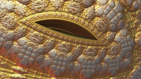 Fractal 3D eye Stock Footage 80058316