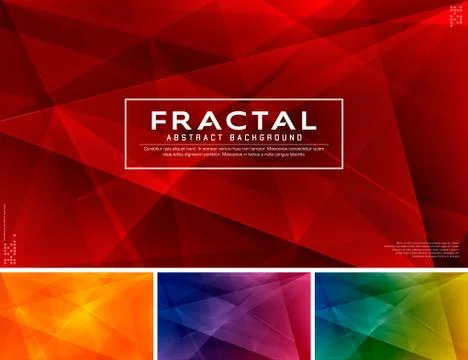Fractal abstract background 2 Stock Illustration