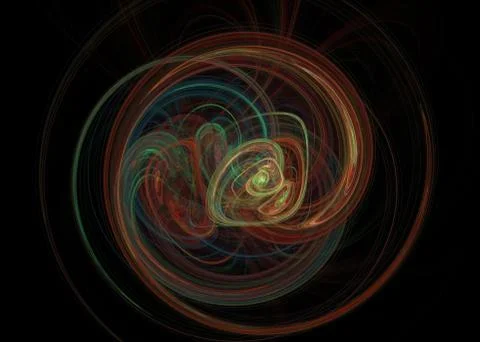 Fractal. Abstract background element Illustrazione stock