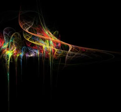 Fractal abstract background Stock Illustration