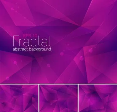 Fractal abstract background Stock Illustration