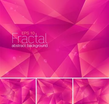 Fractal abstract background Stock Illustration