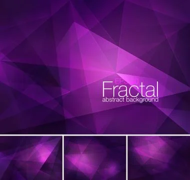 Fractal abstract background Stock Illustration
