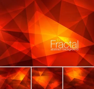 Fractal abstract background Stock Illustration