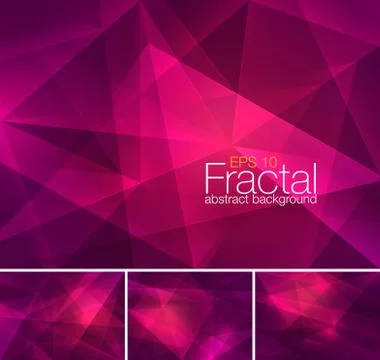 Fractal abstract background Stock Illustration