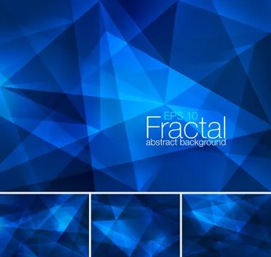 Fractal abstract background Stock Illustration