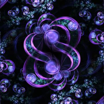 Fractal abstract background Stock Illustration